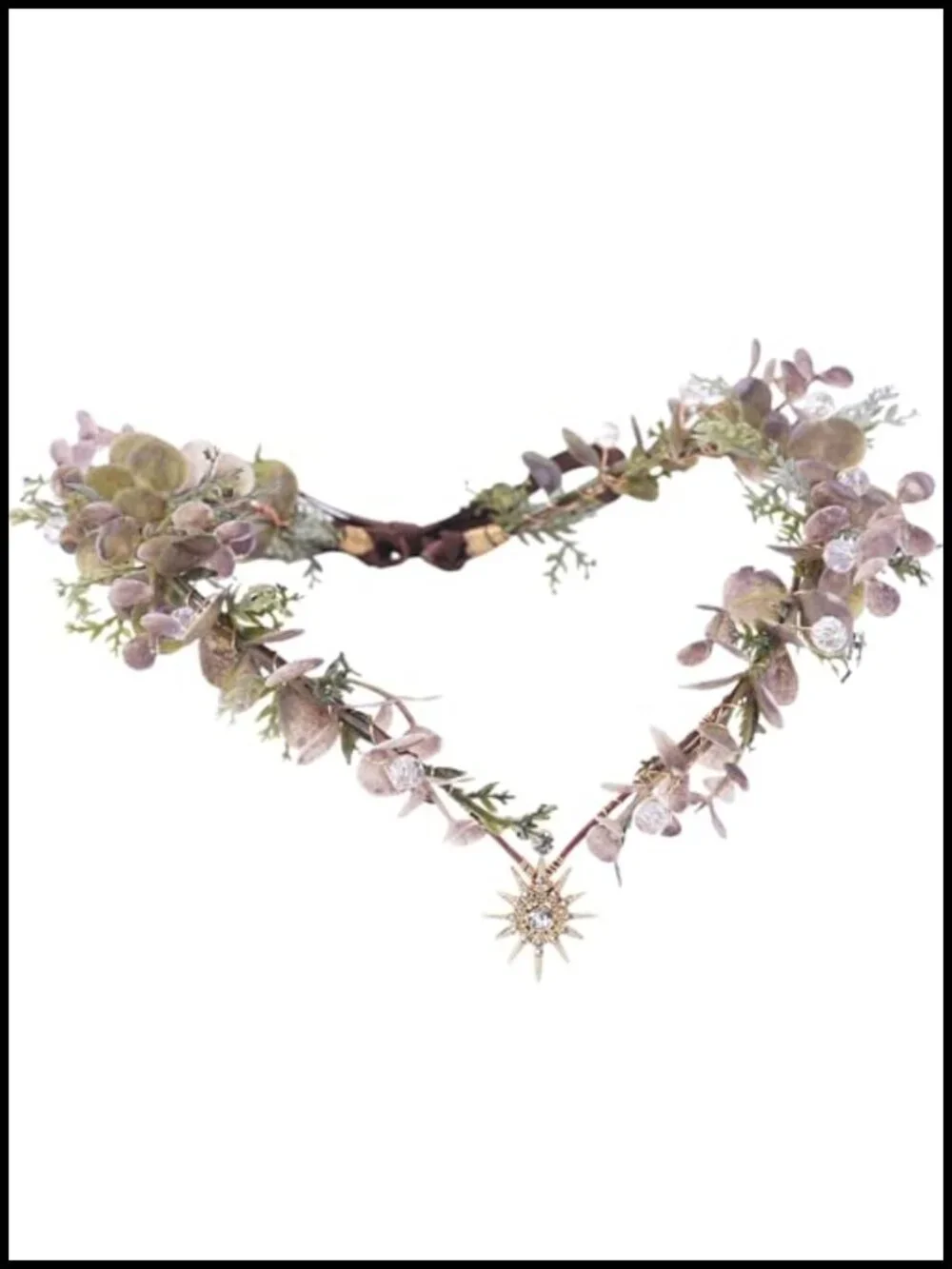 Woodland Flower Fairy Crown Elf Circlet Renaissance Headpiece